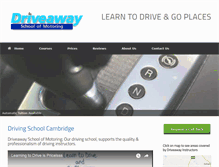 Tablet Screenshot of driveawayschoolofmotoring.com